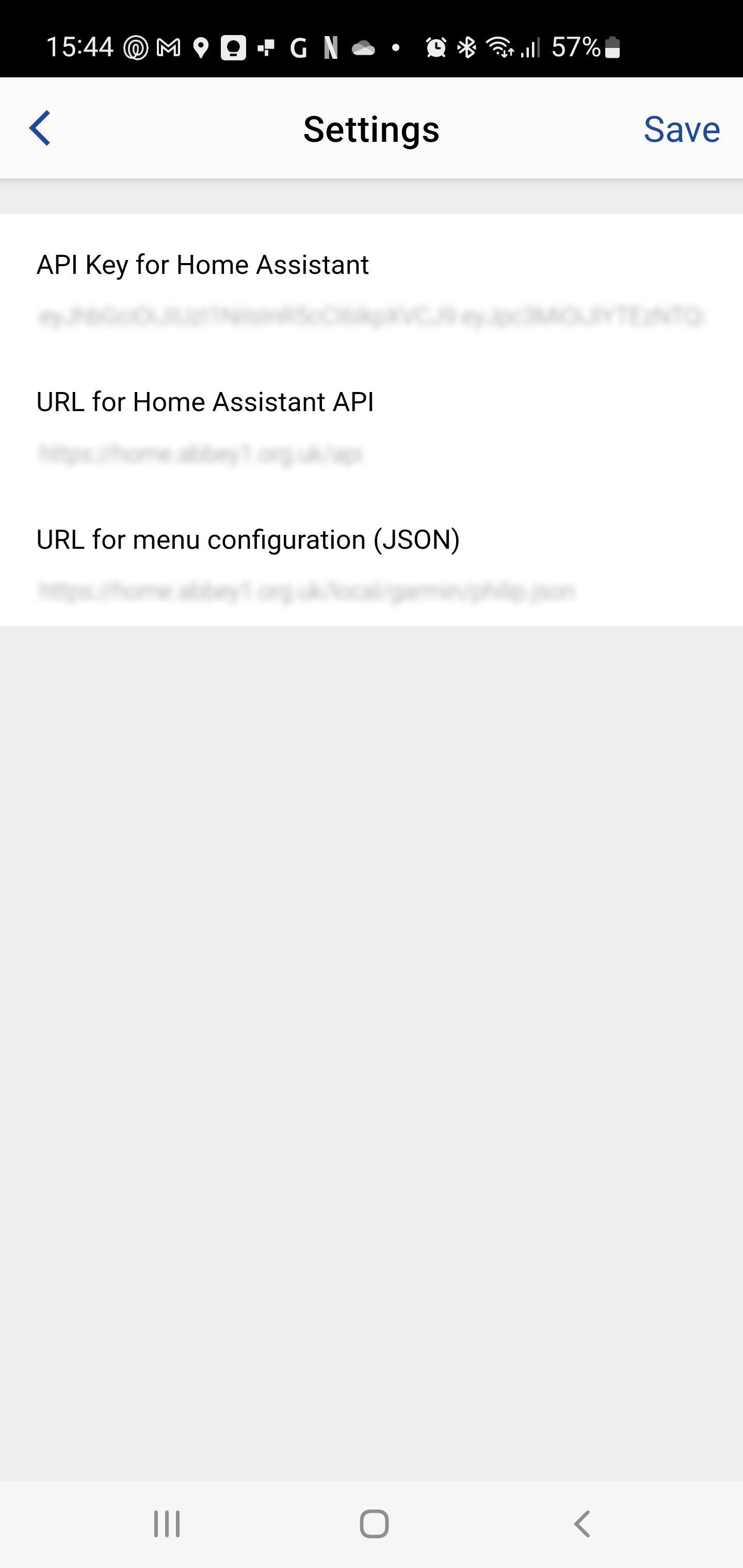 Application Settings
